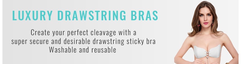 Drawstring Sticky Bra Collection